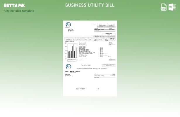 Модерен стил на Македонија МГИ Енергетика за деловни сметки за комунални услуги